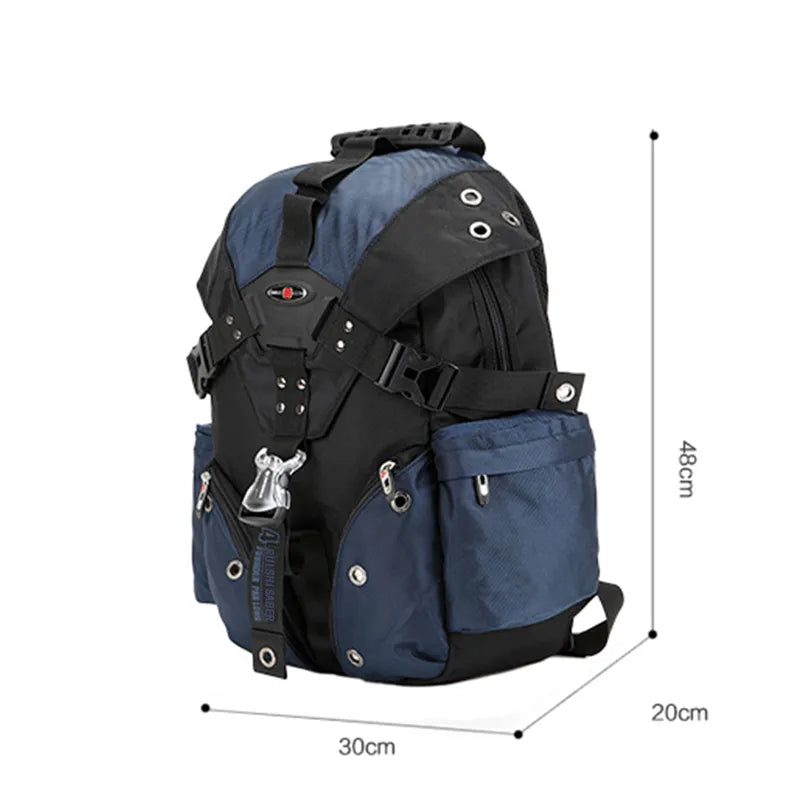 Men's Waterproof Backpack 15.6 Inch Laptop Computer Backpack