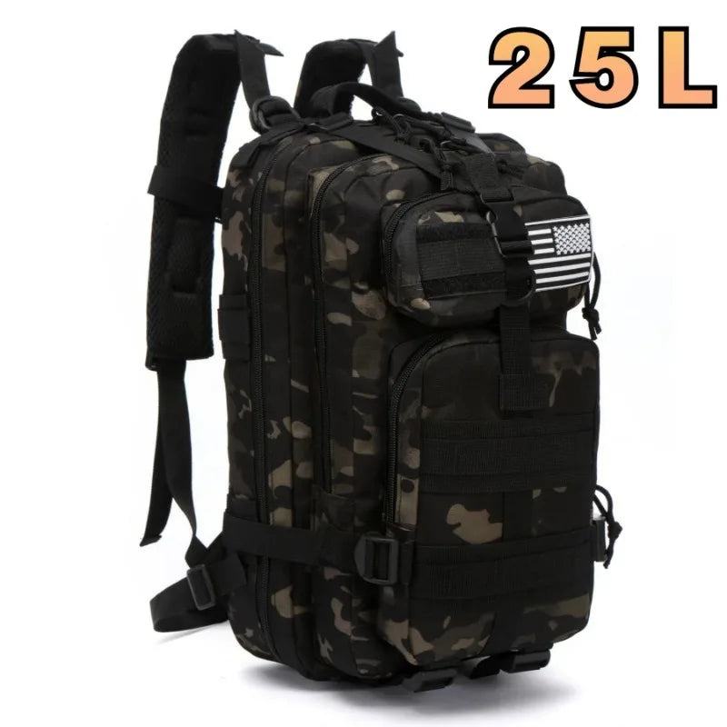 25l/50l Tactical Backpack Large Molle Hiking Backpack